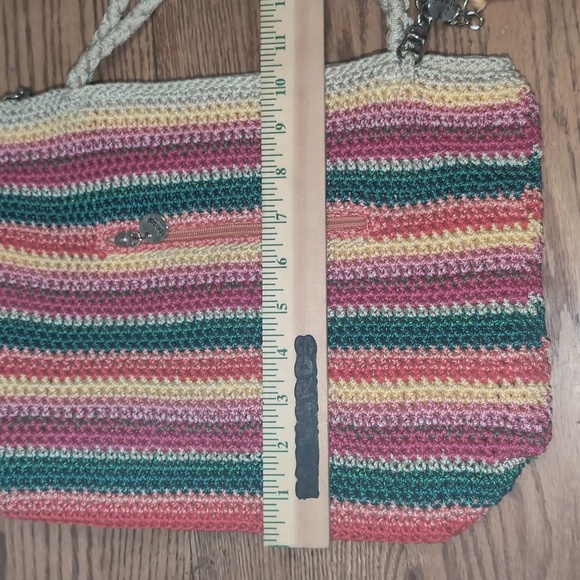 The Sak rainbow colored crochet boho Sak bag - Picture 15 of 15